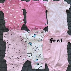 Pink Baby Onesie Set